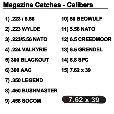 Catch - Calibers