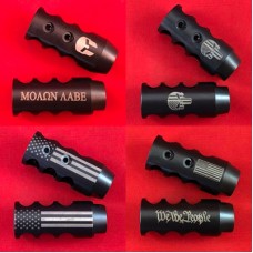 1/2x28 Competition Muzzle Brake Engraved