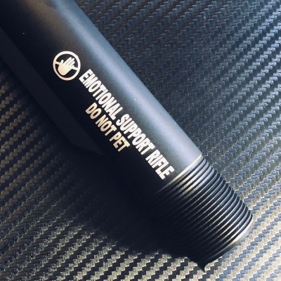 Engraved Buffer Tube - Emotional Support Rifle