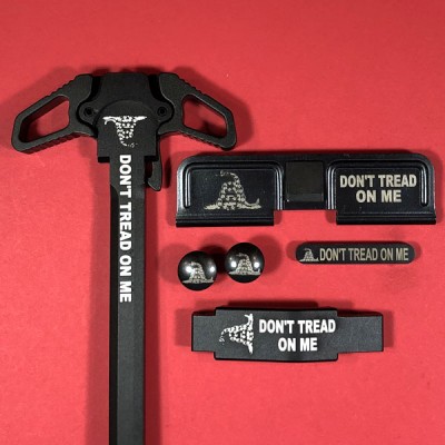 AR-15 Engraved Ambidextrous Handle Bundle Don't Tread On Me