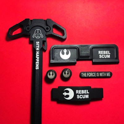 AR-15 Engraved Ambidextrous Handle Bundle Star Wars
