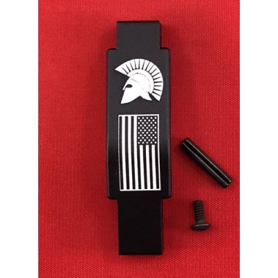 Trigger Guard - Spartan Helmet with U.S. Flag